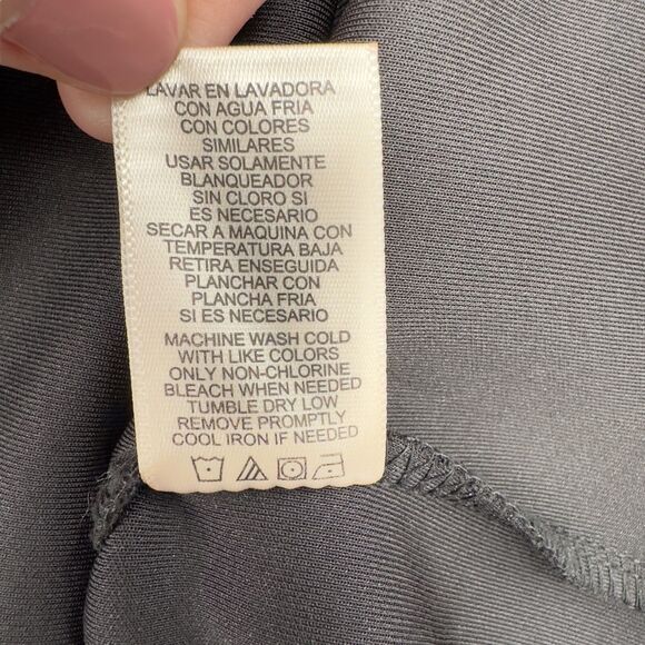 Elie Tahari Black‎ Front Zip Fit & Flared Skirt Sleeveless Scuba Dress Size 2 - Picture 5 of 8